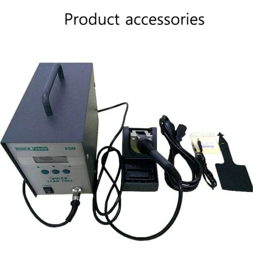 High power lead-free soldering station heat gun iorn stand QUICK 206D