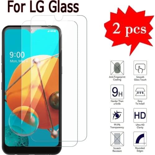 2-1Pcs Glass For LG K41S K42 K51 K51S K52 K61 K8X W41 W31 Plus Pro Cover On LG Q31 Q51 Q52 Q92 Q61 Glass HD Phone Protector Film