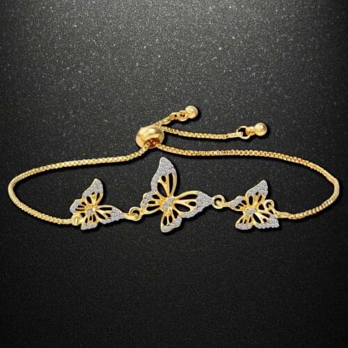 Summer Latest DIY Popular Lucky Girls Kids Charms Zircon Copper Bracelet For Women pulseras mujer kawaii jewelry