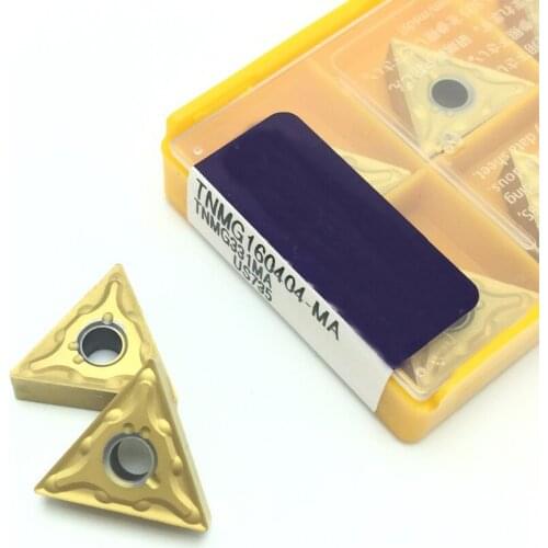 10PCS TNMG160404 MA VP15TF US735 UE6020 external round car blade Shoulder Milling CNC tool face milling lathe tool