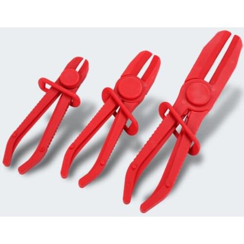 3-piece plastic tubing cut-off pliers tubing clamp tool kit brake water supply line clamp hose clamp clamping tool