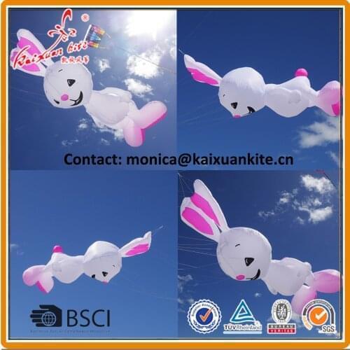 4.6m LED Rabbit Line Laundry,Bunny, inflatable show kite from Weifang kaixuan kite factory