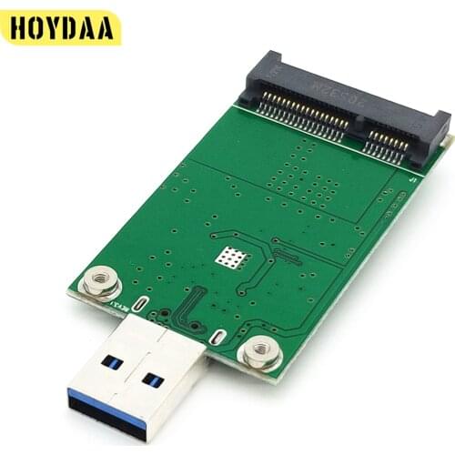 MSATA to USB 3.0 Adapter mSATA SSD Reader 50mm Mini SATA Converter as Portable Flash External Hard Drive PCIe Solid State Drive