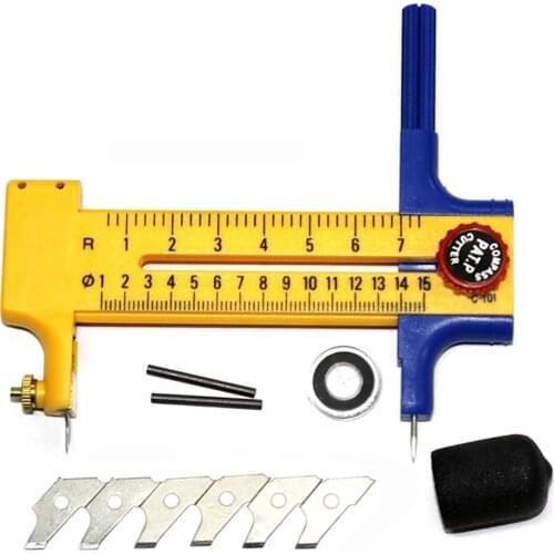 Sewing Accessories Circle Cutter Round Cutting Knife Patchwork Compass Scrapbooking Cards Cutters Paper-Cutting Tool