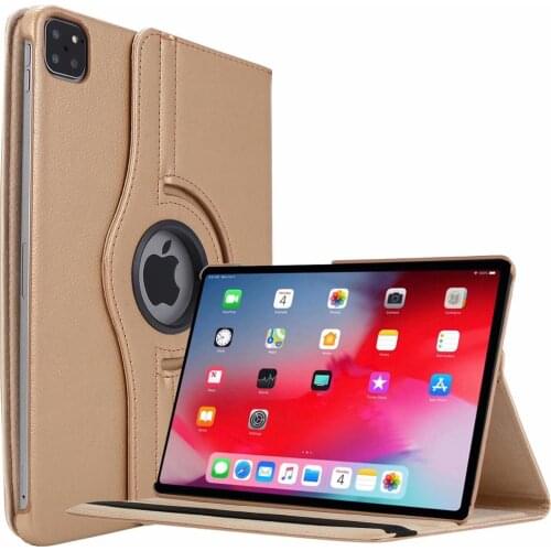 For Apple iPad pro air 2 3 4 10.9 9.7 10.5 11 12.9 10.2 7th 8th 2017 2018 2020 Case 360 Degree Stand Leather Smart Swivel Cover