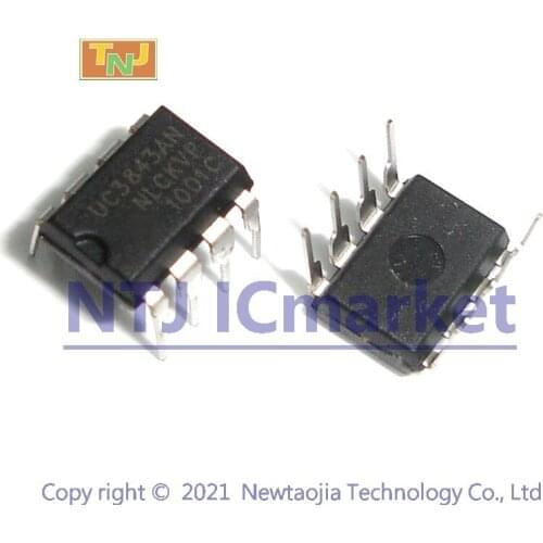 50 PCS UC3843AN DIP-8 UC3843 3843 PWM Controller IC CHIP