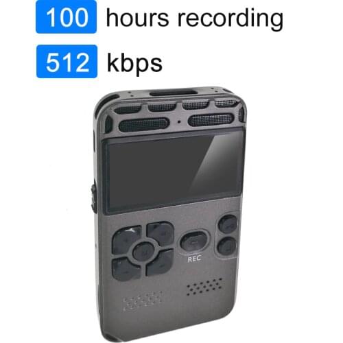Digital Voice Recorder Upgrade 2021 For Meetings Noise Reduction Voice Activated Recording Device Audio Recorder Multi-Language