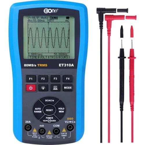 Digital Oscilloscope Multimeter Wireless Bluetooth LED Tester 20MHz 80M Automatic Waveform Capture Store 200 Datas oscilloscopes