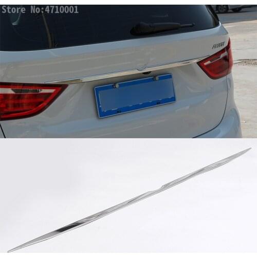 304 Stainless Steel Rear Door Tail lip Decoration Strips Trim For BMW 2 Series 218i F45 F46 Gran Tourer 2014 2015 2016 2017