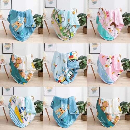 Washed Cotton Childrens Quilt Cool In Baby Small Quilt Comfortable Soft Kindergarten Nap Childrens Air Conditioning Quilt