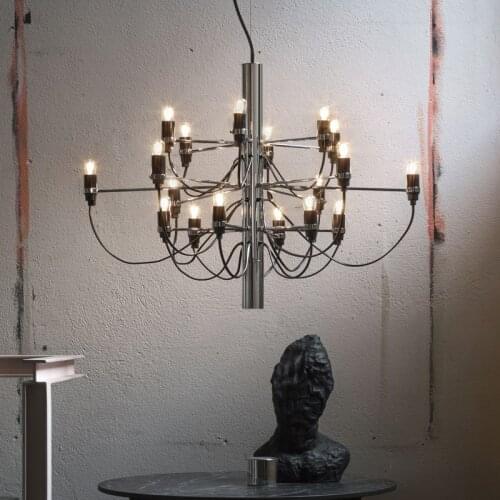 Gino sarfaitti Designer Pendant Light Nordic indoor home decor suspension light 30/50 gold / silver Body hanging Lamp Fixtures