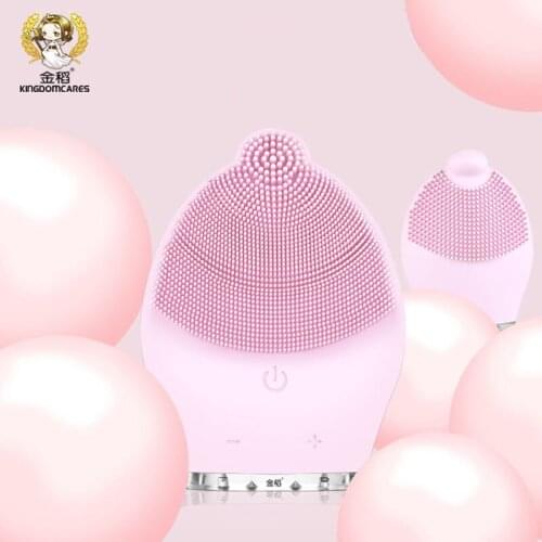 Electric waterproof Facial Deep Pore Cleansing Brush Sonic Vibration Face Cleaner Silicone Massage Scrubber Blackheads Remover
