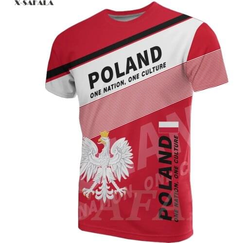 Poland Iceland Norway Kenya Luxembourg Country Flag 3D Fashion All Over Printed Round Neck T Shirt Men Women Harajuku Casual Tee