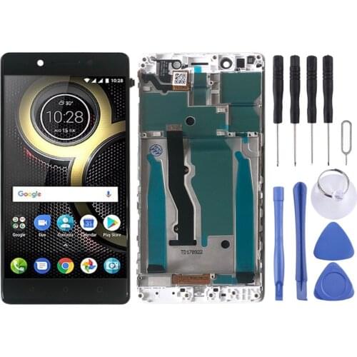 IPartsBuy LCD Screen and Digitizer Full Assembly with Frame for Lenovo K8 Note XT1902-3