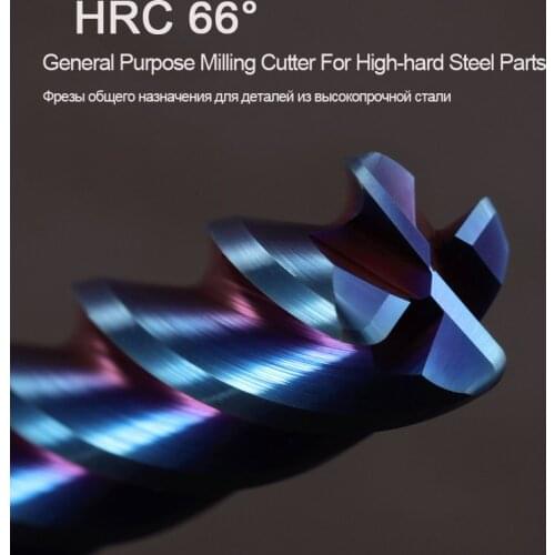 6 1.5 2 2.5 8 4mm 4 Flutes HRC66 Carbide End Mill Alloy Carbide Milling Tungsten Steel Milling Cutter EndMillS CNC Cutting tools