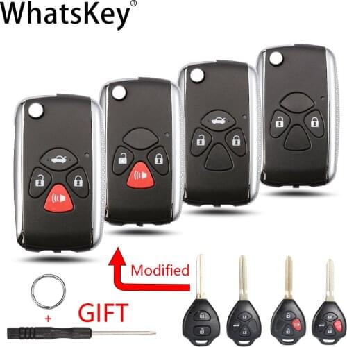 Modified Remote Control Key Shell For Toyota Camry Corolla Matrix Elfa RAV4 Reiz Venza Yaris Replace Car Key Case Toy43 Blade