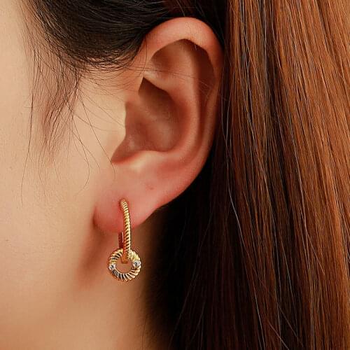 Fashion Women Earrings Round earrings Charm Hoop Earring Girls Gift geometric Earring jewelry Evening Party Earring