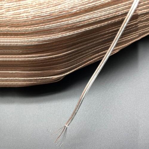 Transparent Parallel Wire 22awg 24awg 26awg 30awg 2-core DIY Sheath Chandelier Special Crystal Wire for Lighting Accessories