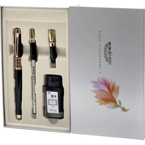 Hero Pen 1311 3 in 1 Gift Box set Fountain Pen Students Use Gift Pen Office Business Pen
