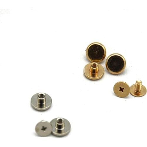 11mm x 6mm silver screws rivets Chicago screw