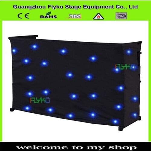 Led table curtain for dj decoration RGB3IN1 2X4M