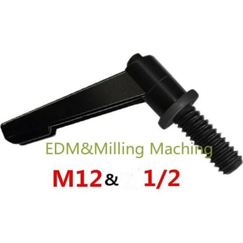 1PC Milling Machine Table Lock Bolt Handle Vertical Mill M12 or M1/2 For Bridgeport Mill Tool