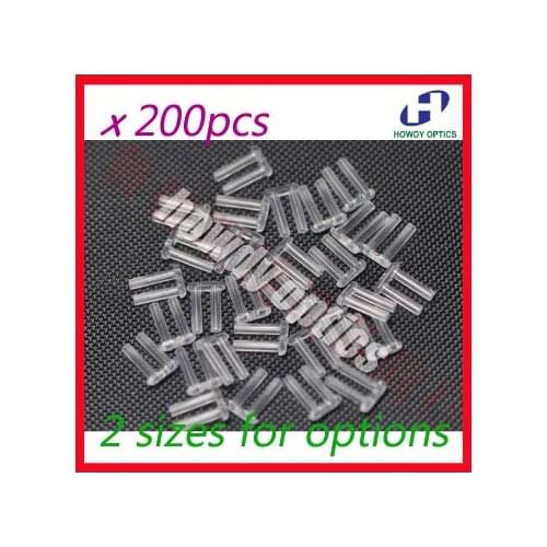 200pcs 1.4mm 1.5mm x 7mm x 0.8mm Rimless Glasses Double rubber plug Lock Bushings eyeglasses plastic double bushing pins