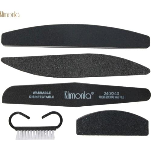 5Pcs/Set Nail Buffing Block Brush Sanding Nail File Cuticle Removal Manicure Art Tools UV Gel Polish Sets Salon Accessories