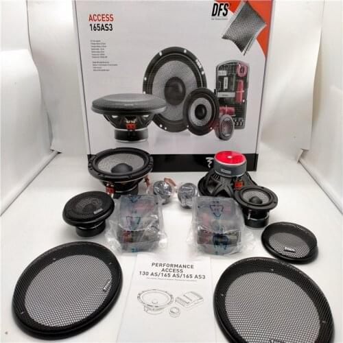 Free Shipping 3 Sets FOCAL ACCESS 165AS3 3-Way Component Car Speakers 16.5cm 6.5" 160W Genuine Focal Made In French In Stock
