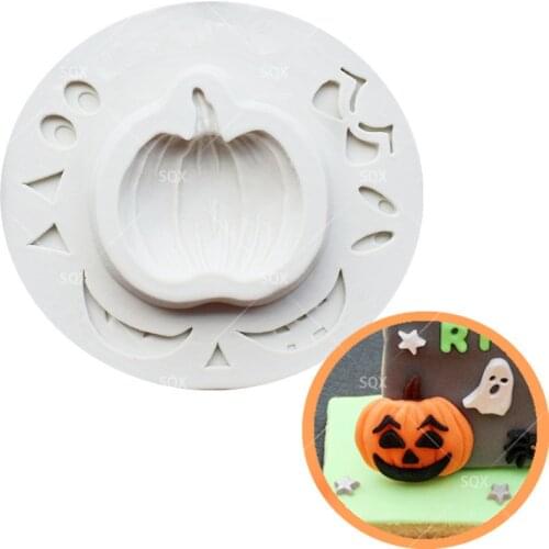 DIY Pumpkin Halloween Cake Baking Molds,Cake Decorating Tools Pastry Tools Kitchen Accessories SQ16383