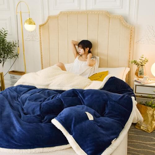 Flannel Duvet Cover King Size Soft Warm housse de couette for Winter Thick Comforter Cover Fleece Duvet Cover Queen Size