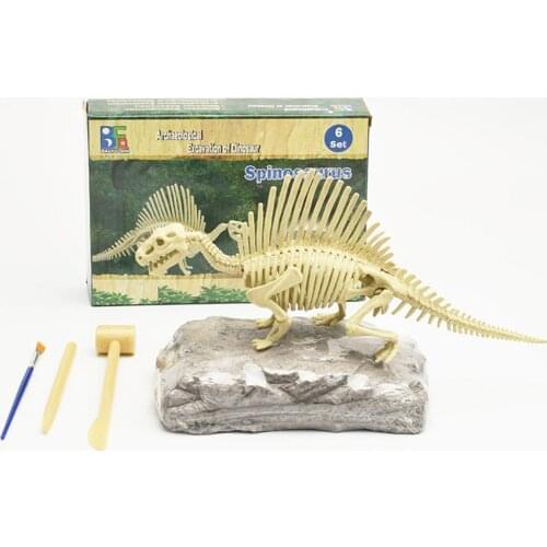 Dinosaur Fossil Skeleton Excavation Dig up Kit DIY Assembly Educational Kids Toy Creative gift your children excavate dinosaur