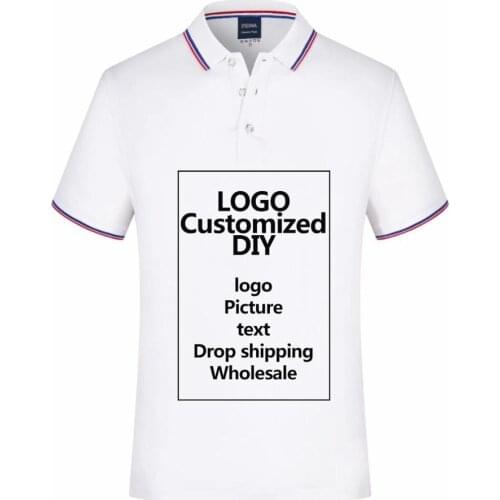 Summer Cotton Short Sleeve Polo Shirt Men Print Women shirt Casual Funny Design Own Shirt For Lady Girls Top Tees Mens Clothing