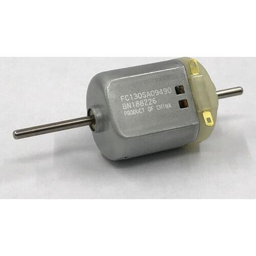 Mabuchi FC-130SA-09490 Carbon Brush Motor DC 6V-12V 8050RPM Dual 2mm Shaft Long Life DIY Train Car Wind Turbines