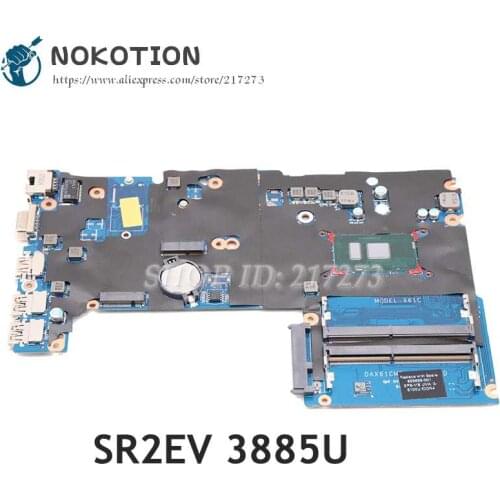 NOKOTION 826376-001 DAX61CMB6D0 Notebook PC Main Board For HP probook 430 G3 440 G3 Laptop motherboard SR2EV 3885U CPU