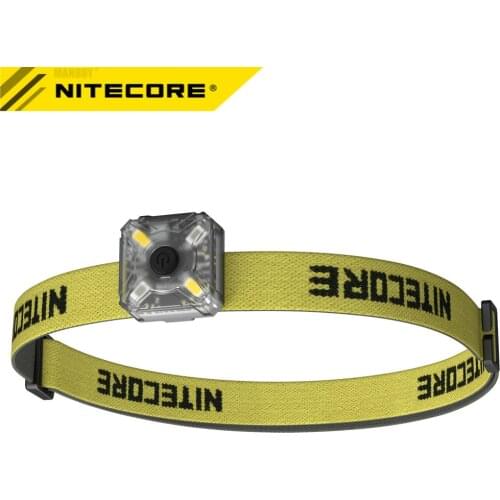 2021 NEW NITECORE NU05 KIT 35 Lumens White/Red Light High Performance 4x LEDs Lightweight USB Rechargeable Outdoor Headlamp Mate
