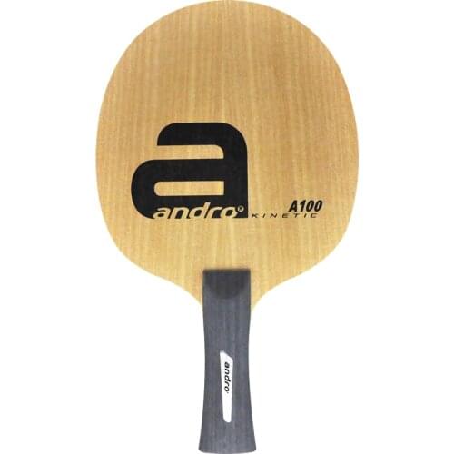 Andro table tennis racket A100 6 ply pure wood fast attack loop blade ping pong bat paddle