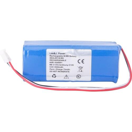 High Quality For Fukuda HHR-16A8W1 Battery Replacement For Fukuda ME Cardisuny C120 C-120 ME C120 ECG EKG Monitor Battery