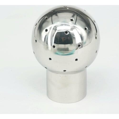 1-1/2" O/D 304 Stainless Steel Sanitary Weld 360 Degrees Fix Spray Ball Tank Cleaning Ball