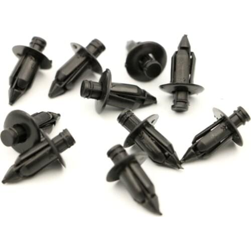10X 4mm 5mm 6mm Rivet Fairing Body Trim Panel Fastener Screw Push Pin Clips For Suzuki Honda Yamaha Kawasaki Universal