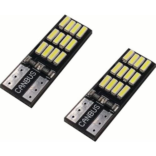 20pcs/lot T10 Bulb Led 194 T10 Car Led Canbus 4014 SMD 24 LED Light Car Door Light License Plate Light Lamp Bulb 12V
