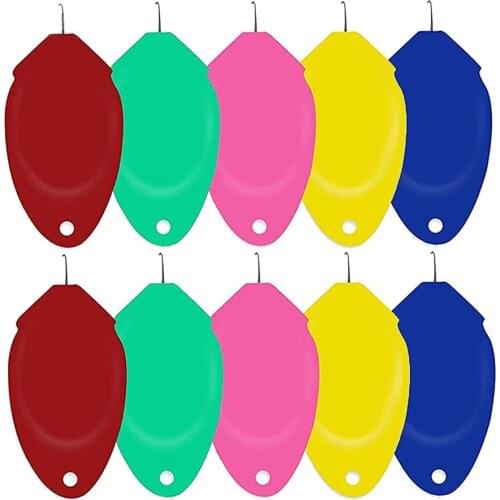 5/10pcs Needle Threader Stitch Insertion Tool for Sewing Machine Plastic Wire Loop for Needleswork Leader Sewing Tools