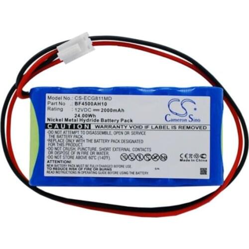 Cameron Sino 2000mAh battery for OSEN ECG-8110 ECG-8110A BF4500AH10 Medical Battery