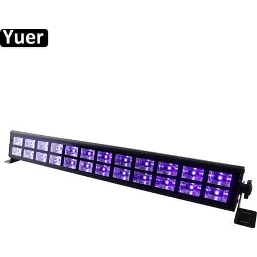 24 LED Disco UV Violet Black Lights DJ 40W Par Lamp UV For Party Christmas Bar Lamp Laser Stage Wall Washer Spot Light Backlight