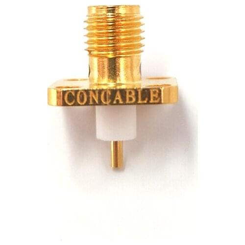 SMA-KFD RF Connector Female Head Four 4-hole Flange Fixed Wall Shell Sma-kfd