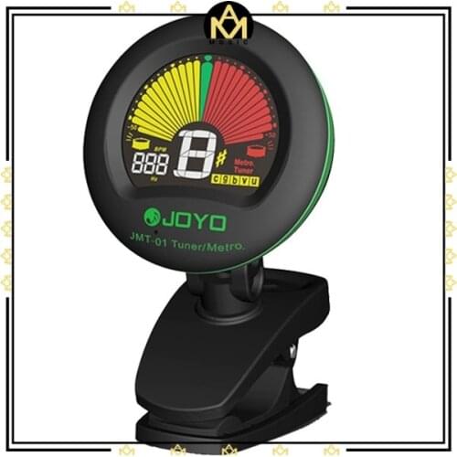 JOYO Black LCD Clip-On Guitar Bass Violin Ukulele Chromatic Electronic Tuner Tuning JMT-01
