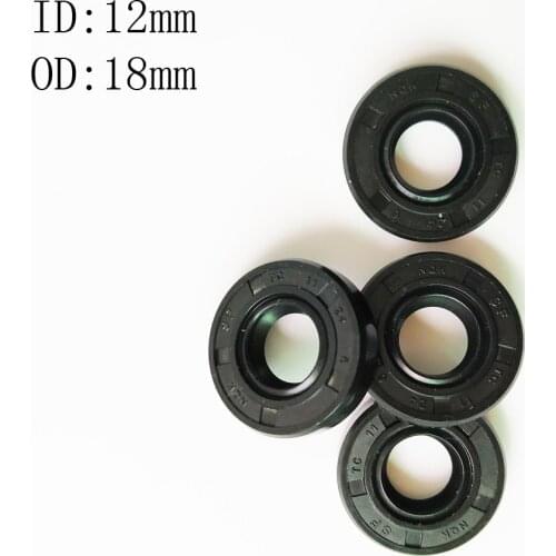 1PCS 12X18X3 12X18X5 12X18X6MMNBR Shaft Skeleton Oil Seal TC Nitrile Rubber Ring Gasket
