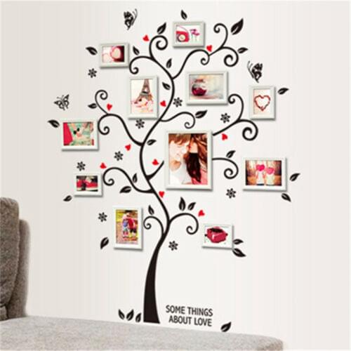 Family Photo Tree Wall Stickers Decal Removable Kids Nursery Art Decor Mural DIY