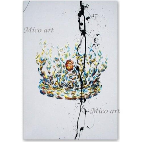 New Palette Knife 3D Abstract Thick Acrylic Wall Decorative Item Heavy Textured Oil Painting Wall Hangings Picture Canvas Art