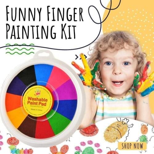 New Funny Lovely Finger Painting Drawing Toys Finger Educational Tool Kit Mud Painting Kids Early Learning Toy Dropshipping